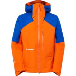 Mammut Minimalistische GORE-TEX Pro Hardshell-Bergjacke Eiger Nordwand Advanced HS Hooded Jacket Men Orange XXL