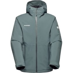 Mammut Wasserdichte Isolationsjacke zum Wandern Linard HS Thermo Hooded Jacket Men Grau XXL