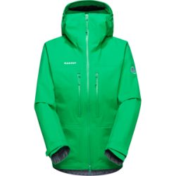 Mammut Strapazierfähige 3-Lagen-Bergjacke Taiss HS Hooded Jacket Women Grün XS