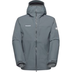 Mammut Wasserdichte Hardshell-Funktionsjacke für die Berge Alto Guide HS Hooded Jacket Men Grau S