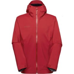 Mammut Atmungsaktive, leichte Hardshell-Wanderjacke Ducan HS Hooded Jacket Men Rot M