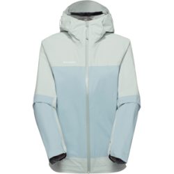 Mammut Atmungsaktive, leichte Hardshell-Wanderjacke Ducan HS Hooded Jacket Women Grün XS