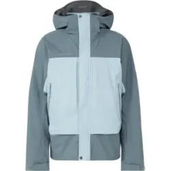 Mammut Leichte, isolierte Hardshell-Skijacke Haldigrat GTX HS Thermo Hooded Jacket Men Blau M
