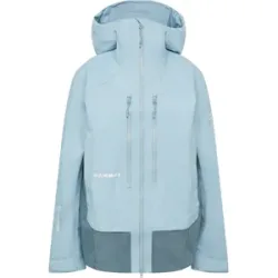 Mammut Robuste GORE-TEX Pro Freeride-Hardshelljacke Eiger Free Pro HS Hooded Jacket Women Blau M