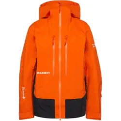 Mammut Robuste GORE-TEX Pro Freeride-Hardshelljacke Eiger Free Pro HS Hooded Jacket Women Orange L
