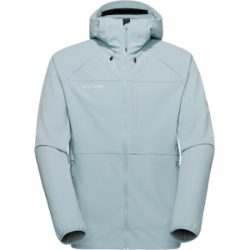 Mammut Softshell-Wanderjacke für jede Saison Ultimate Comfort SO Hooded Jacket Men Blau XXL