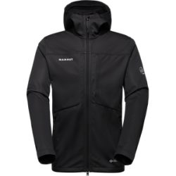 Mammut Vielseitig einsetzbare Softshelljacke für jede Saison Ultimate VIII SO Hooded Jacket Men Schwarz 3XL