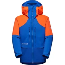 Mammut Wetterfeste Softshell-Bergjacke Eiger Nordwand Pro SO Hooded Jacket Men Blau L