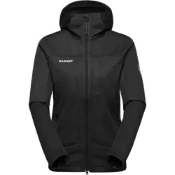 Mammut Vielseitig einsetzbare Softshelljacke für jede Saison Ultimate VIII SO Hooded Jacket Women Schwarz XS