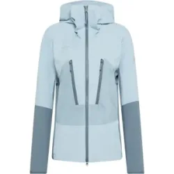Mammut Leichte Skitourenjacke mit Bodymapping-Design Aenergy Pro SO Hybrid Hooded Jacket Women Blau XL