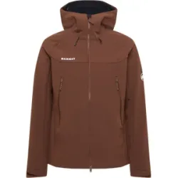 Mammut Softshelljacke für kalte Tage Winterfield SO Hooded Jacket Men Brown XL