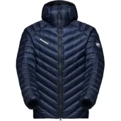 Mammut Funktionale Performance-Daunenjacke für das ganze Jahr Broad Peak IN Hooded Jacket Men Blau 3XL