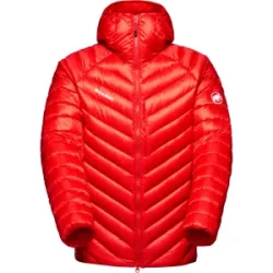 Mammut Funktionale Performance-Daunenjacke für das ganze Jahr Broad Peak IN Hooded Jacket Men Rot XL
