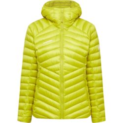 Mammut Funktionale Performance-Daunenjacke für das ganze Jahr Broad Peak IN Hooded Jacket Women Gelb L