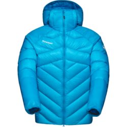 Mammut Sehr leichte Daunenjacke für alpine Bedingungen Taiss IN Hooded Jacket Men Blau S