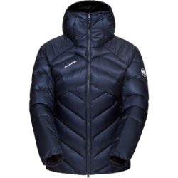 Mammut Sehr leichte Daunenjacke für alpine Bedingungen Taiss IN Hooded Jacket Women Blau XL
