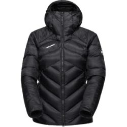Mammut Sehr leichte Daunenjacke für alpine Bedingungen Taiss IN Hooded Jacket Women Schwarz XL