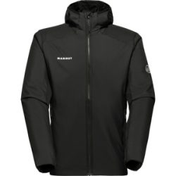Mammut Leichte Hybrid-Isolationsjacke Rime Light IN Hybrid Hooded Jacket Men Schwarz 3XL