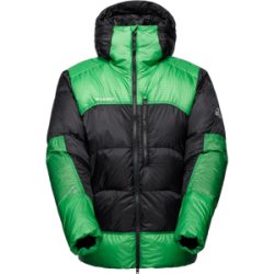 Mammut Extrawarme, strapazierfähige Daunen-Sicherungsjacke Taiss Pro Belay IN Hooded Jacket Men Schwarz XXL