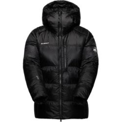 Mammut Extrawarme, strapazierfähige Daunen-Sicherungsjacke Taiss Pro Belay IN Hooded Jacket Women Schwarz S