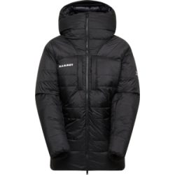 Mammut Extrawarmer, strapazierfähiger Daunen-Expeditionsparka Eiger Nordwand Pro Down IN Hooded Parka Women Schwarz M