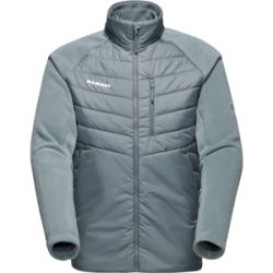 Mammut Weiche und wärmende Fleecejacke zum Wandern Innominata ML Hybrid Jacket Men Grau XL