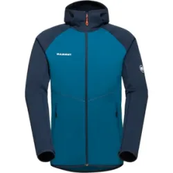 Mammut Die etwas andere Fleecejacke Aconcagua ML Hooded Jacket Men Blau XL