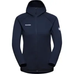 Mammut Die etwas andere Fleecejacke Aconcagua ML Hooded Jacket Women Blau XL