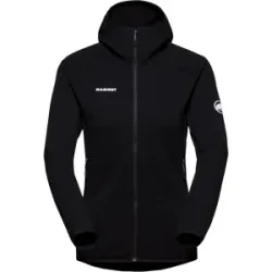 Mammut Die etwas andere Fleecejacke Aconcagua ML Hooded Jacket Women Schwarz XXL
