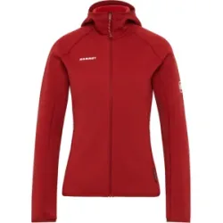Mammut Die etwas andere Fleecejacke Aconcagua ML Hooded Jacket Women Rot M