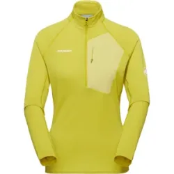 Mammut Unser leichtester Midlayer Aenergy Light ML Half Zip Pull Women Gelb S