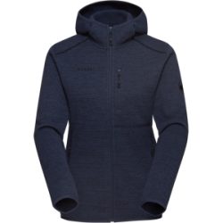 Mammut Performance-Fleecejacke mit Kapuze Arctic IV ML Hooded Jacket Women Blau XL