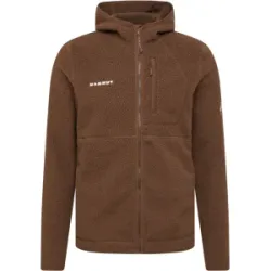 Mammut Warme Sherpa-Fleecejacke für den Alltag Falera Pro ML Hooded Jacket Men Brown S