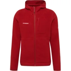 Mammut Warme Sherpa-Fleecejacke für den Alltag Falera Pro ML Hooded Jacket Men Rot L