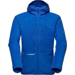 Mammut Warme, atmungsaktive Midlayer-Bergjacke Eiger Nordwand Pro ML Air Hooded Jacket Men Blau M