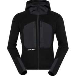 Mammut Warme, atmungsaktive Midlayer-Bergjacke Eiger Nordwand Pro ML Air Hooded Jacket Men Schwarz L