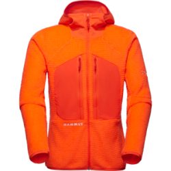 Mammut Warme, atmungsaktive Midlayer-Bergjacke Eiger Nordwand Pro ML Air Hooded Jacket Men Orange M