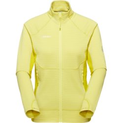 Mammut Warmer, schnelltrocknender Performance-Midlayer Taiss ML Jacket Women Gelb XL
