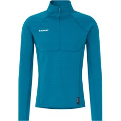 Mammut Warmer Performance-Midlayer mit Halbreissverschluss Taiss ML Half Zip Pull Men Grün S
