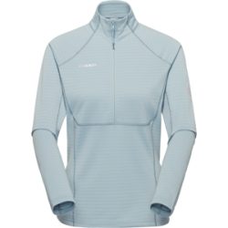 Mammut Warmer Performance-Midlayer mit Halbreissverschluss Taiss ML Half Zip Pull Women Blau XL