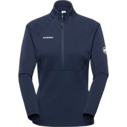 Mammut Warmer Performance-Midlayer mit Halbreissverschluss Taiss ML Half Zip Pull Women Blau S