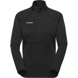 Mammut Warmer Performance-Midlayer mit Halbreissverschluss Taiss ML Half Zip Pull Women Schwarz M