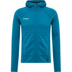 Mammut Warmer, schnelltrocknender Performance-Midlayer mit Kapuze Taiss ML Hooded Jacket Men Grün XL
