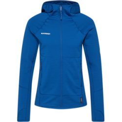 Mammut Warmer, schnelltrocknender Performance-Midlayer mit Kapuze Taiss ML Hooded Jacket Men Blau S