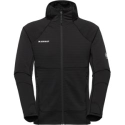 Mammut Warmer, schnelltrocknender Performance-Midlayer mit Kapuze Taiss ML Hooded Jacket Men Schwarz 3XL