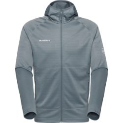 Mammut Multifunktionale Midlayer-Jacke mit Kapuze Crag ML Hooded Jacket Men Grau L