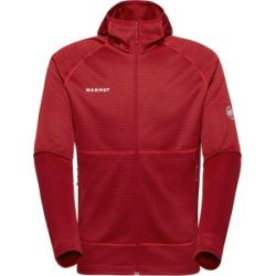 Mammut Multifunktionale Midlayer-Jacke mit Kapuze Crag ML Hooded Jacket Men Rot XXL