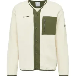 Mammut Warmer, atmungsaktiver Fleece-Cardigan für den Alltag Moonstone Hybrid ML Cardigan Beige S