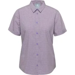 Mammut Luftiges Kurzarmhemd für Wanderungen und Freizeit Aada Shirt Women Lila XS