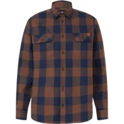 Mammut Robustes Flanellhemd aus Hanf Tamaro Longsleeve Shirt Men Brown XL